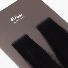 her flow tape su extension di capelli umani naturali PRO TAPE 3 CM - colore 1