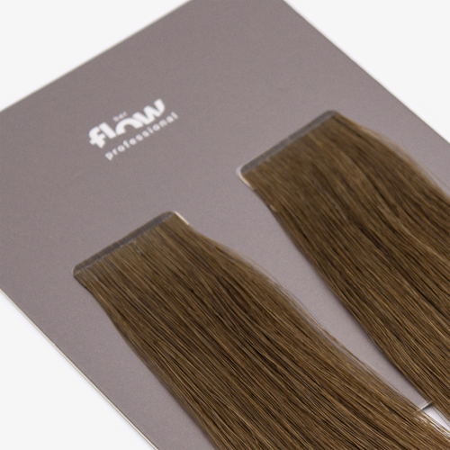 Her Flow Band auf natürlichen menschlichen Haarverlängerungen PRO TAPE 3 CM - Farbe 4