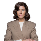 Australia human hair wig color MAGMA CHOCOLATE model