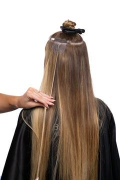 Bellami keratin extensions application