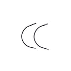 c-formad nål för weft extensions - 2 st.