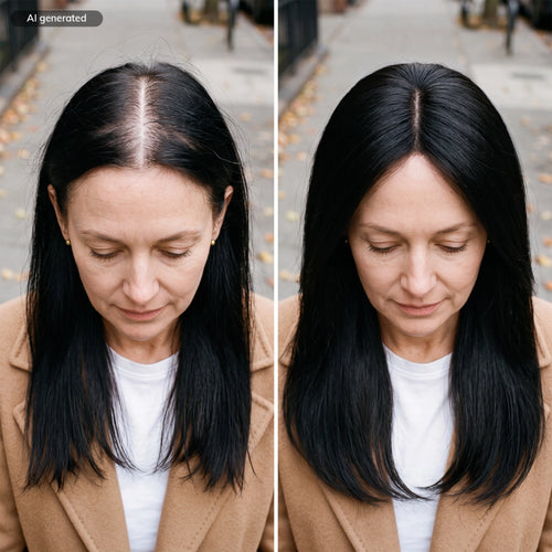 topper damski naturalny na klispy Clip Top - 1