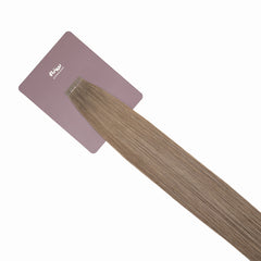 keratin human hair extensions her flow - dark grey