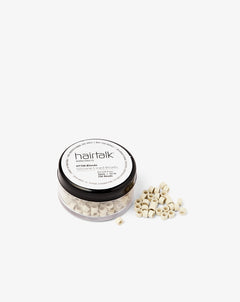 silicone lined beads for weft col. blonde
