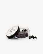 silicone lined beads for weft col. dark brown