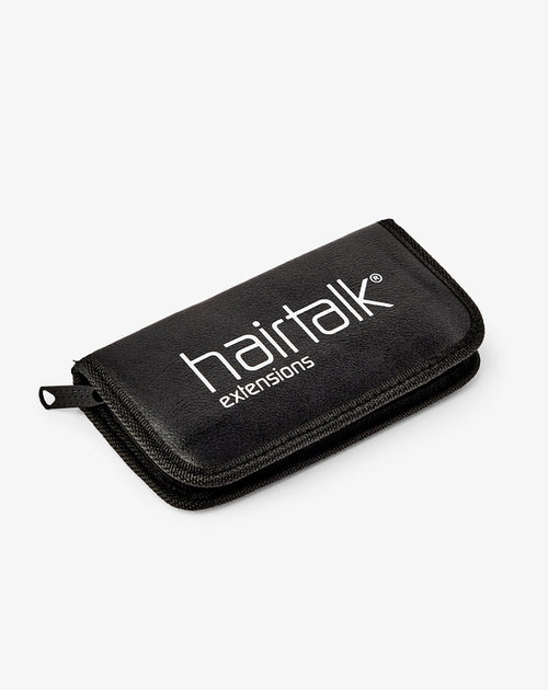 hairtalk black case with hairtalk logo