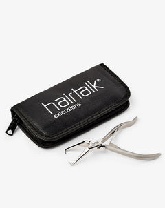 hairtalk bead opening claw tool in black case