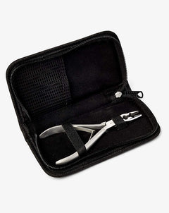 hairtalk needle nose pliers in black case