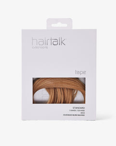 hairtalk extensions col. beach blonde balayage in package