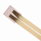 tejpfästen av äkta hår her flow STANDARD TAPE 3 CM – blond med mörk utväxt