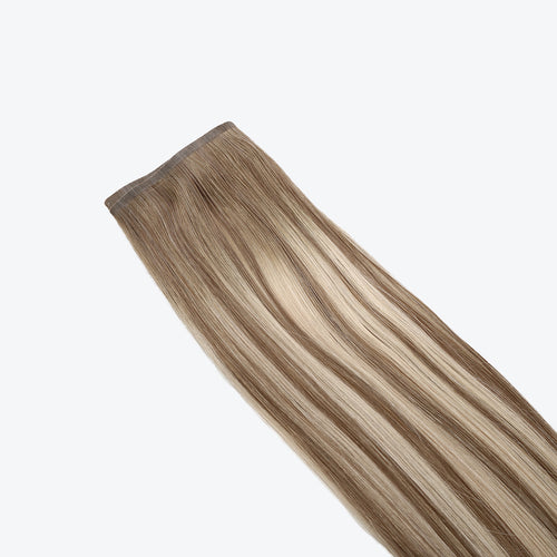 clip in hair extensions color rooted grey balayage