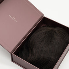 clip-in human hair topper her flow Clip Top - 1B