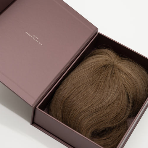 clip-in human hair topper her flow Clip Top - 5