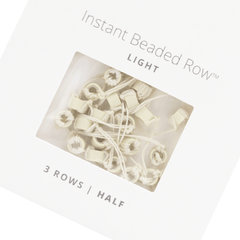 IBR - Instant Beaded Row - half row - light