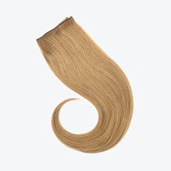 human flip in hair extensions color natural blonde