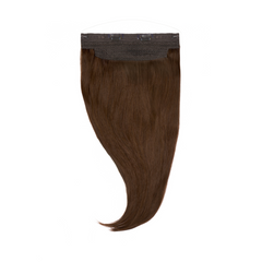 flip in hair extensions color dark brown