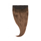 flip in hair extensions color rooted brown balayage