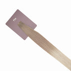 keratin human hair extensions her flow - light grey/platinum ombre