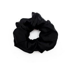 large black silk scrunchie from set tieMe!