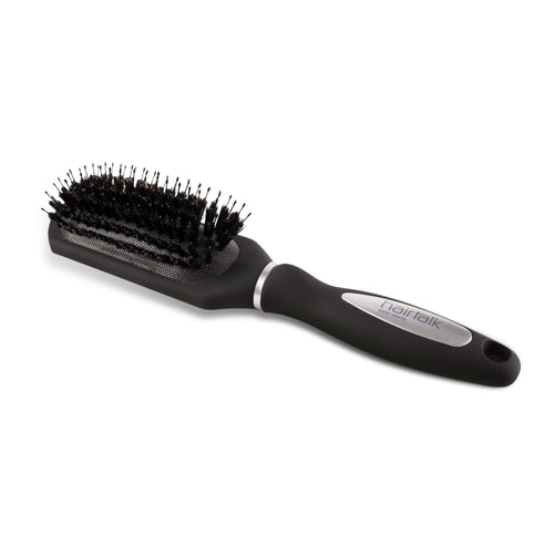 hairtalk large hair brush with natural boar bristles