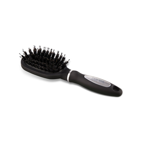hairtalk pocket hair brush with natural boar bristles