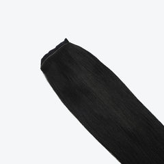 human hair ponytail color black