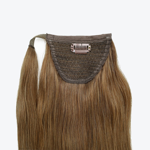 human hair ponytail color light brown