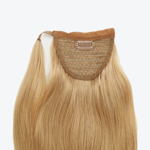 human hair ponytail color sandy blonde