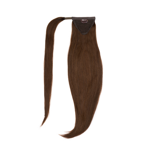 human hair ponytail color dark brown