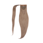 human hair ponytail color light grey