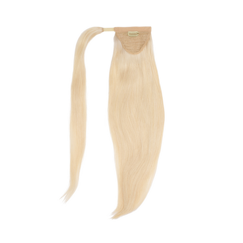 human hair ponytail color platinum