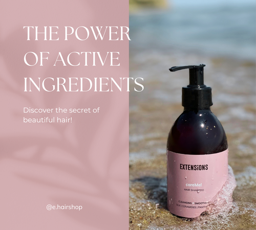active ingredients in careMe! hair shampoo