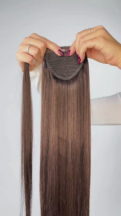human hair ponytails - application