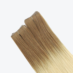 invisible tapes color rooted blonde