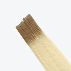 invisible tapes color rooted blonde