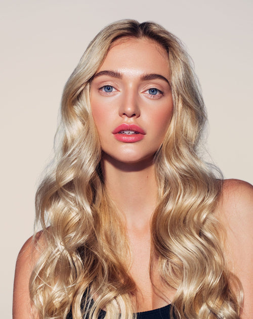 standard tape in hair extensions blond model