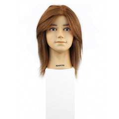 cabeza maniqui de hombre pelo natural Martin