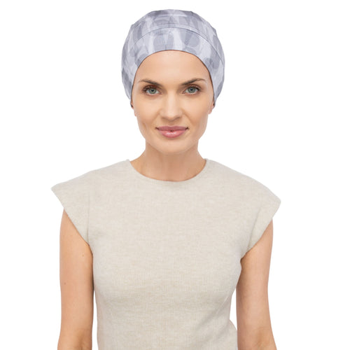 light-grey capricorn turban