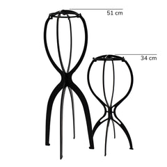 wig stands - big: 51cm, small: 34cm