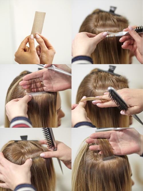 single side tapes application step by step