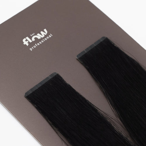 Her Flow Band auf natürliche menschliche Haarverlängerungen PRO TAPE 3 CM - Farbe 1