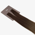 Her Flow Band auf natürliche menschliche Haarverlängerungen PRO TAPE 3 CM - Farbe 2/6 OMBRE