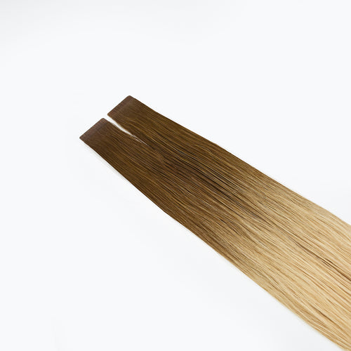 natural tape on human hair extensions STANDARD TAPE 4 cm color 6/60 CM