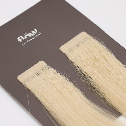 Her Flow Band auf natürliche menschliche Haarverlängerungen PRO TAPE 3 CM - Farbe 613