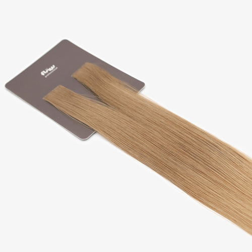 Her Flow Band auf natürliche menschliche Haarverlängerungen PRO TAPE 3 CM - Farbe 8/22 OMBRE