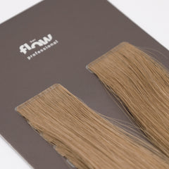 Her Flow Band auf natürliche menschliche Haarverlängerungen PRO TAPE 3 CM - Farbe 8/22 OMBRE