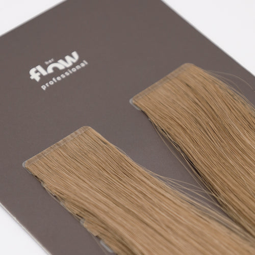 Her Flow Band auf natürliche menschliche Haarverlängerungen PRO TAPE 3 CM - Farbe 8/22 OMBRE
