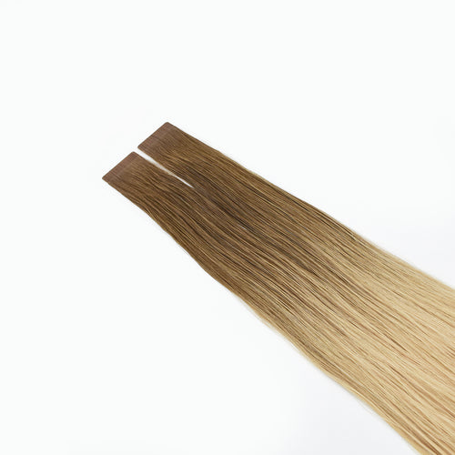 natural tape on human hair extensions STANDARD TAPE 4 cm color 8/25 CM