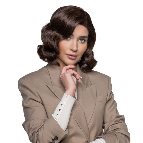 Australia human hair wig color MAGMA CHOCOLATE model