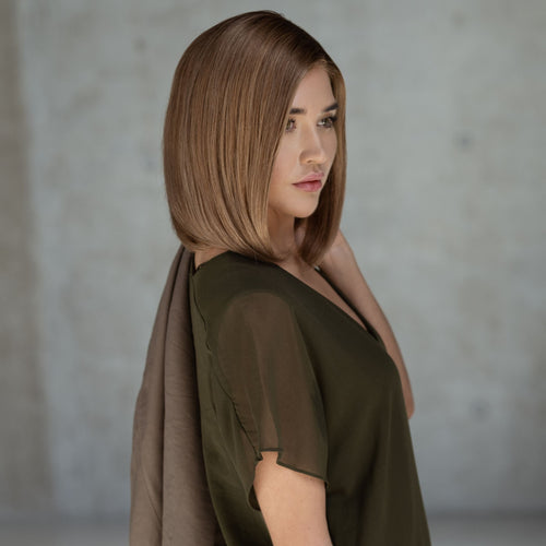 Australia human hair wig color SAVANNAH ROOTED model
